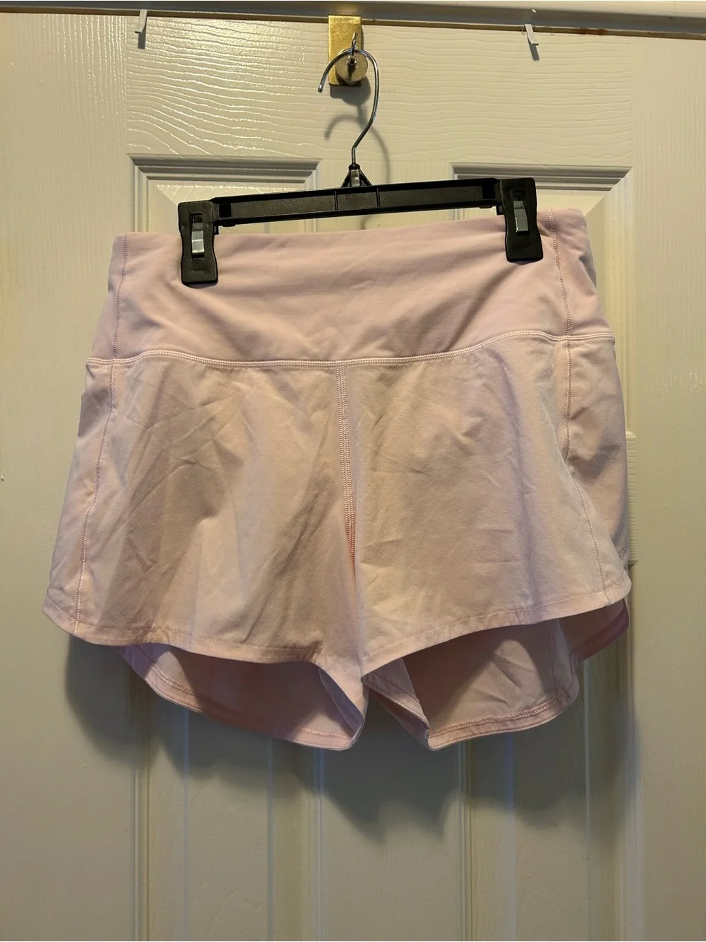 lululemon Speed Up High Rise short 4’ inseam Pearl Pink